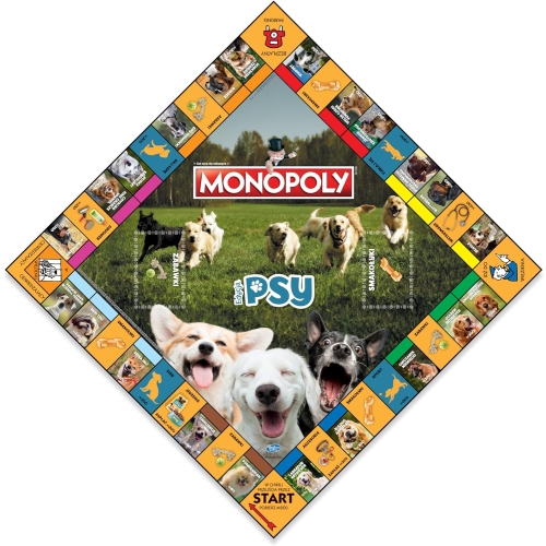 Gra planszowa Monopoly edycja Psy Hasbro 04283